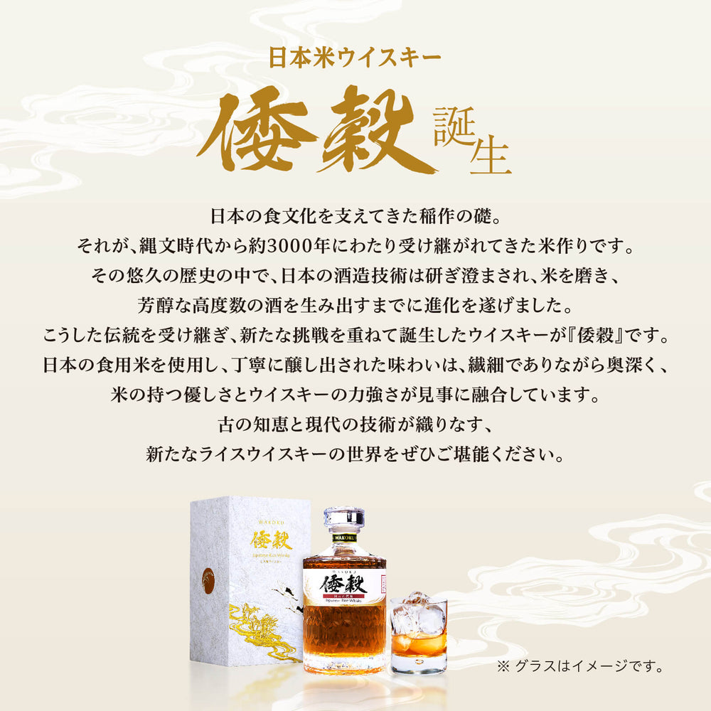 
                  
                    ギャラリービューアに画像を読み込み、倭穀 日本米ウイスキー 58度 500ml
                  
                